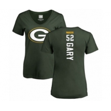 Football Women's Green Bay Packers #52 Rashan Gary Green Backer T-Shirt