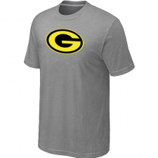 Green Bay Packers Neon Logo Charcoal NFL T-Shirt - Grey