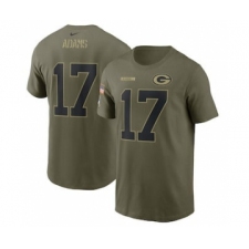 Men's Green Bay Packers Davante Adams Football Camo 2021 Salute To Service Name & Number T-Shirt