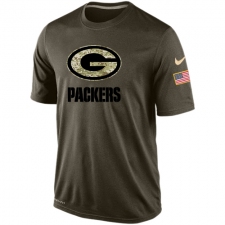 NFL Green Bay Packers Nike Olive Salute To Service KO Performance Dri-FIT T-Shirt