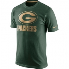 NFL Men's Nike Green Green Bay Packers Championship Drive Gold Collection Performance T-Shirt