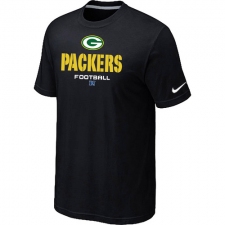 Nike Green Bay Packers Critical Victory NFL T-Shirt - Black