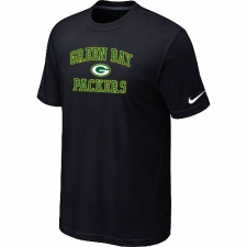 Nike Green Bay Packers Heart & Soul NFL T-Shirt - Black