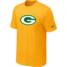 Nike Green Bay Packers Sideline Legend Authentic Logo Dri-FIT NFL T-Shirt - Yellow