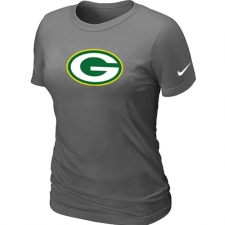 Nike Green Bay Packers Women's Legend Logo Dri-FIT NFL T-Shirt - Dark Grey