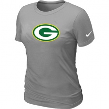 Nike Green Bay Packers Women's Legend Logo Dri-FIT NFL T-Shirt - Grey