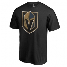 NHL Men's Vegas Golden Knights Black Primary Logo T-Shirt