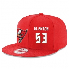 NFL Tampa Bay Buccaneers #53 Adarius Glanton Stitched Snapback Adjustable Player Hat - Red/White