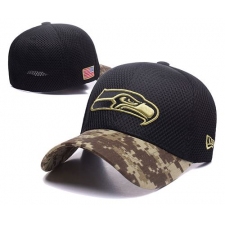 NFL Men's Seattle Seahawks New Era Graphite Salute to Service Sideline 39THIRTY Flex Hat