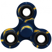 NFL Los Angeles Chargers Logo 3 Way Fidget Spinner 3B27 - Navy