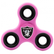 NFL Oakland Raiders 3 Way Fidget Spinner K2 - Pink