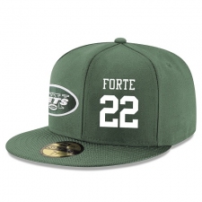 NFL New York Jets #22 Matt Forte Stitched Snapback Adjustable Player Hat - Green/White