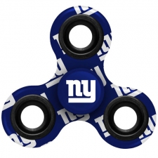NFL New York Giants Logo 3 Way Fidget Spinner 3F5 - Royal