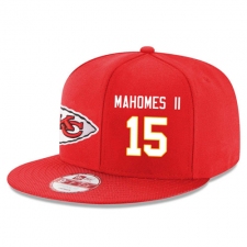 NFL Kansas City Chiefs #15 Patrick Mahomes II Stitched Snapback Adjustable Player Hat - Red/White