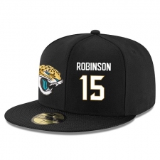 NFL Jacksonville Jaguars #15 Allen Robinson Stitched Snapback Adjustable Player Hat - Black/White