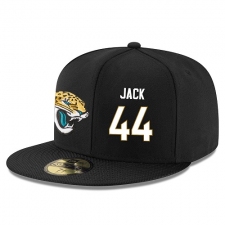NFL Jacksonville Jaguars #44 Myles Jack Stitched Snapback Adjustable Player Hat - Black/White