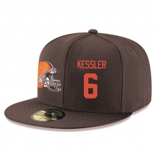 NFL Cleveland Browns #6 Cody Kessler Stitched Snapback Adjustable Player Hat - Brown/Orange
