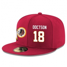 NFL Washington Redskins #18 Josh Doctson Stitched Snapback Adjustable Player Hat - Red/White
