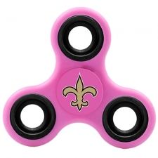 NFL New Orleans Saints 3 Way Fidget Spinner K12 - Pink