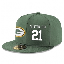 NFL Green Bay Packers #21 Ha Ha Clinton-Dix Stitched Snapback Adjustable Player Hat - Green/White