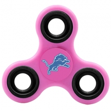 NFL Detroit Lions 3 Way Fidget Spinner K19 - Pink