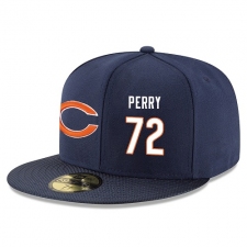 NFL Chicago Bears #72 William Perry Stitched Snapback Adjustable Player Hat - Navy/White