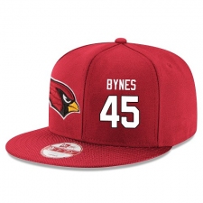 NFL Arizona Cardinals #45 Josh Bynes Stitched Snapback Adjustable Player Hat - Red/White