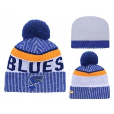 NHL St. Louis Blues Stitched Knit Beanies 005