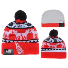 NHL Detroit Red Wings Stitched Knit Beanies Hats 021