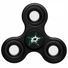 NHL Dallas Stars 3 Way Fidget Spinner C119 - Black
