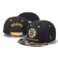 NHL Boston Bruins Stitched Snapback Hats 004