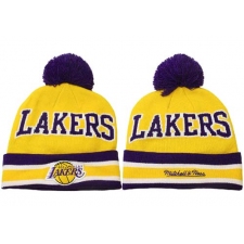 NBA Los Angeles Lakers Stitched Knit Beanies 017