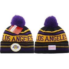 NBA Los Angeles Lakers Stitched Knit Beanies 018