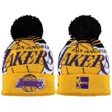 NBA Los Angeles Lakers Stitched Knit Beanies 024