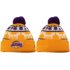 NBA Los Angeles Lakers Stitched Knit Beanies 038