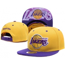 NBA Los Angeles Lakers Stitched Snapback Hats 011