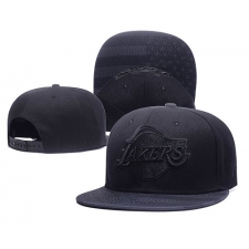 NBA Los Angeles Lakers Stitched Snapback Hats 055