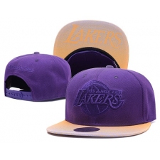 NBA Los Angeles Lakers Stitched Snapback Hats 062