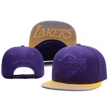 NBA Los Angeles Lakers Stitched Snapback Hats 063