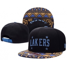 NBA Los Angeles Lakers Stitched Snapback Hats 066