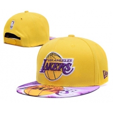 NBA Los Angeles Lakers Stitched Snapback Hats 070
