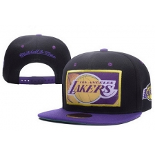 NBA Los Angeles Lakers Stitched Snapback Hats 074