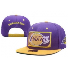 NBA Los Angeles Lakers Stitched Snapback Hats 075