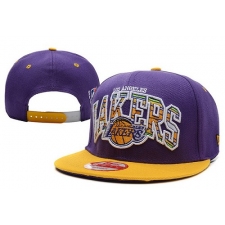 NBA Los Angeles Lakers Stitched Snapback Hats 076