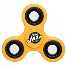 NBA Utah Jazz 3 Way Fidget Spinner D76 - Yellow