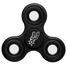 NBA San Antonio Spurs 3 Way Fidget Spinner C66 - Black