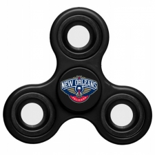 NBA New Orleans Pelicans 3 Way Fidget Spinner C69 - Black