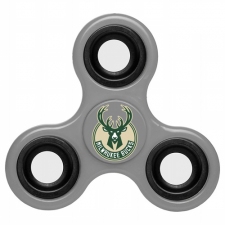 NBA Milwaukee Bucks 3 Way Fidget Spinner G91 - Gray