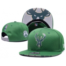 NBA Milwaukee Bucks Stitched Snapback Hats 001