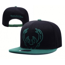 NBA Milwaukee Bucks Stitched Snapback Hats 002